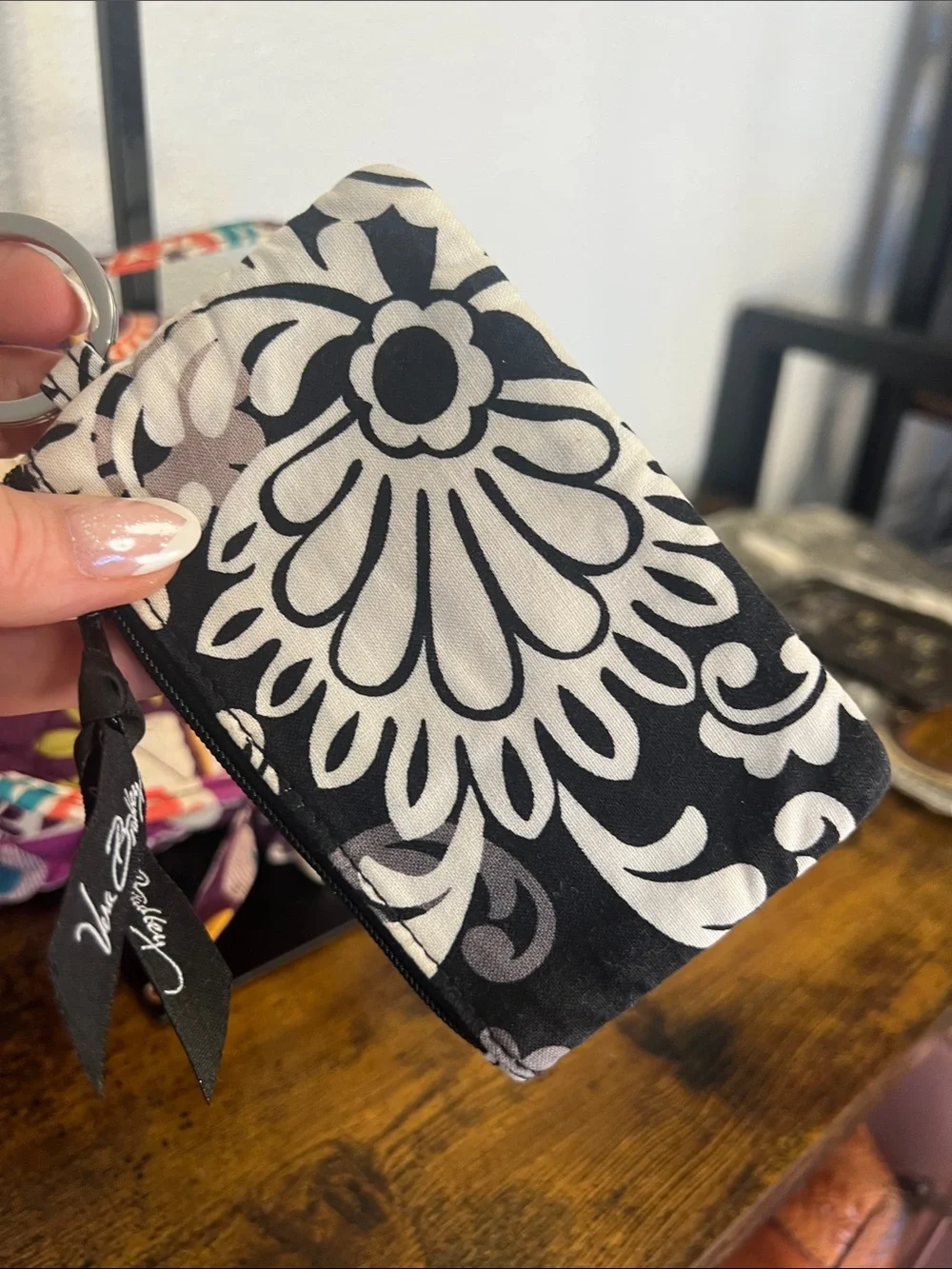 Vera Bradley attachment floral keyring